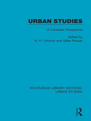 cover image of Urban Studies
